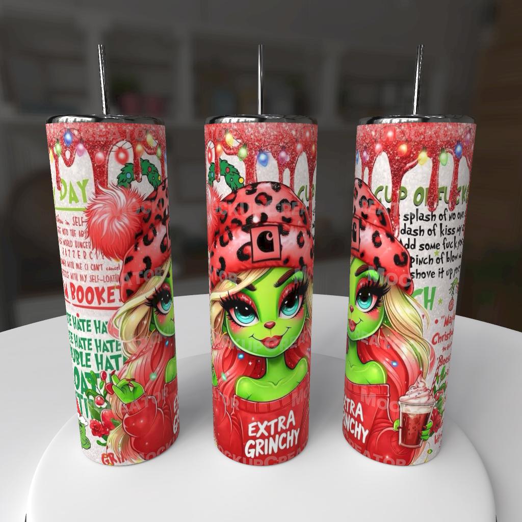 💚 Extra Grinchy – 20oz Tumbler ❤️