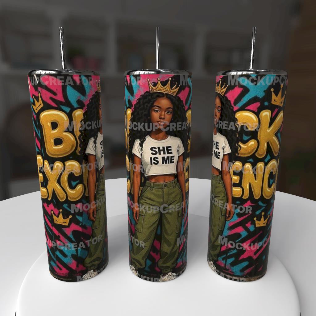 π Black Excellence β 20oz Tumbler π