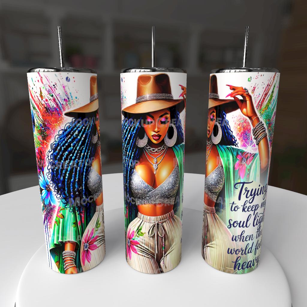 Keep My Soul Light – 20oz Tumbler ✨💖