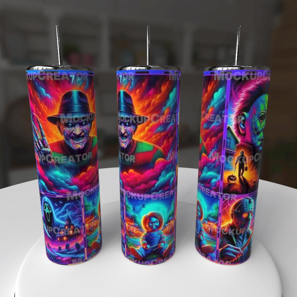 🔪 Slasher Legends – 20oz Horror Tumbler 🔪
