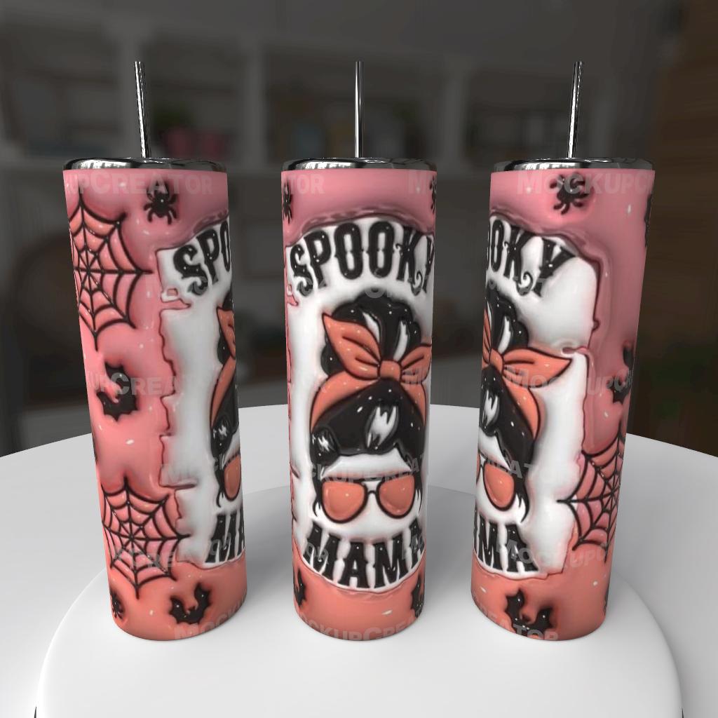 🕸️ Spooky Mama – 20oz Halloween Tumbler 🕸️