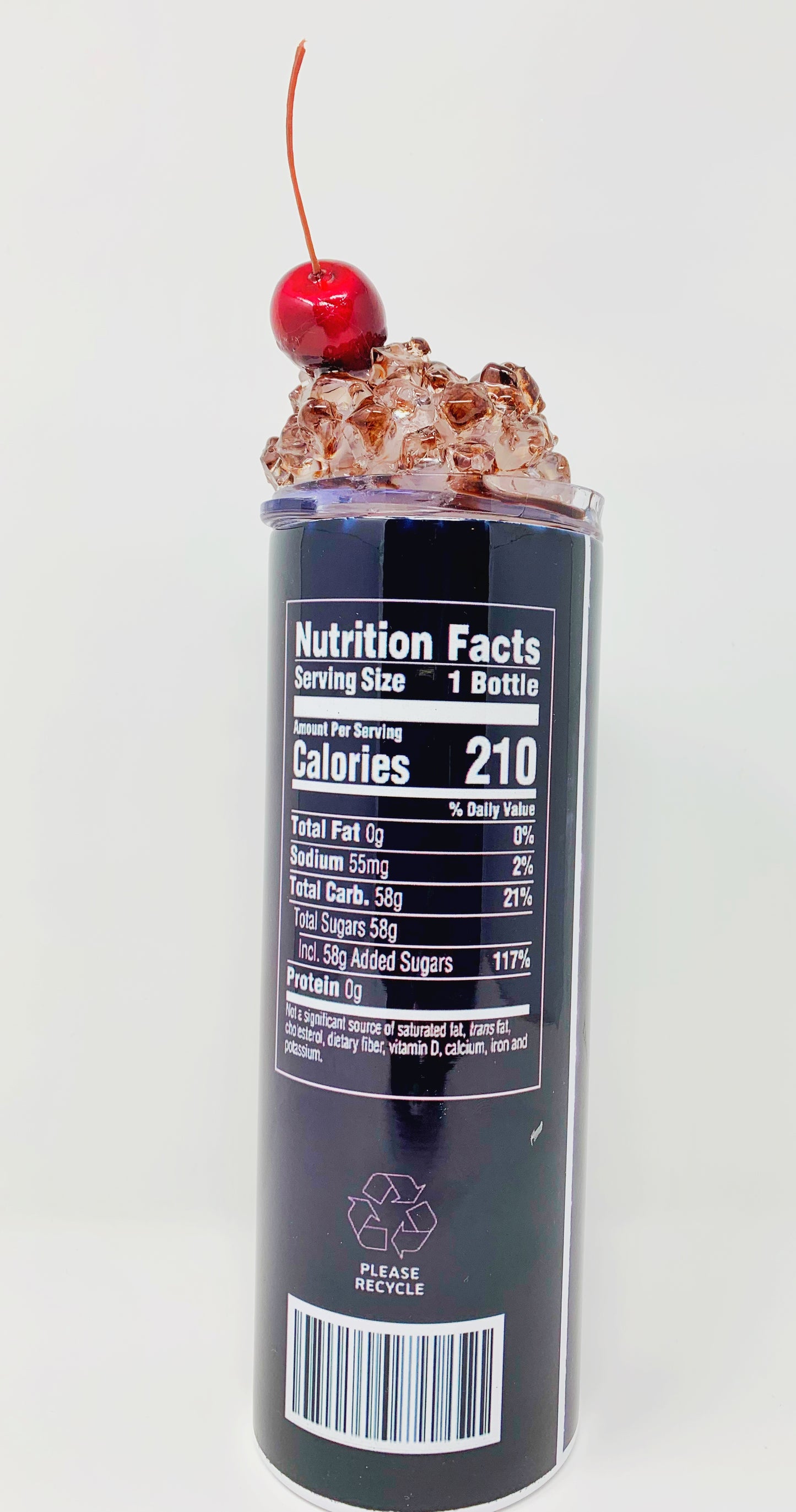 Cherry Coke tumbler w/3D Ice Lid- 20 oz.