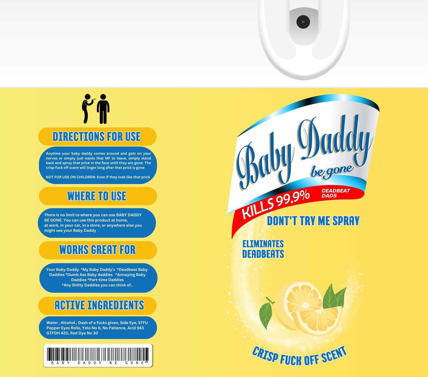 Baby Daddy Be Gone tumbler -20 oz.