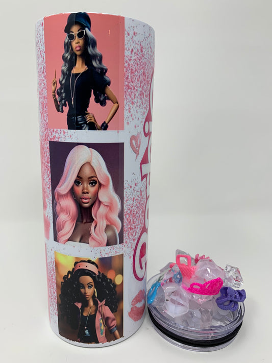 Rip me out the Plastic Barbie tumbler