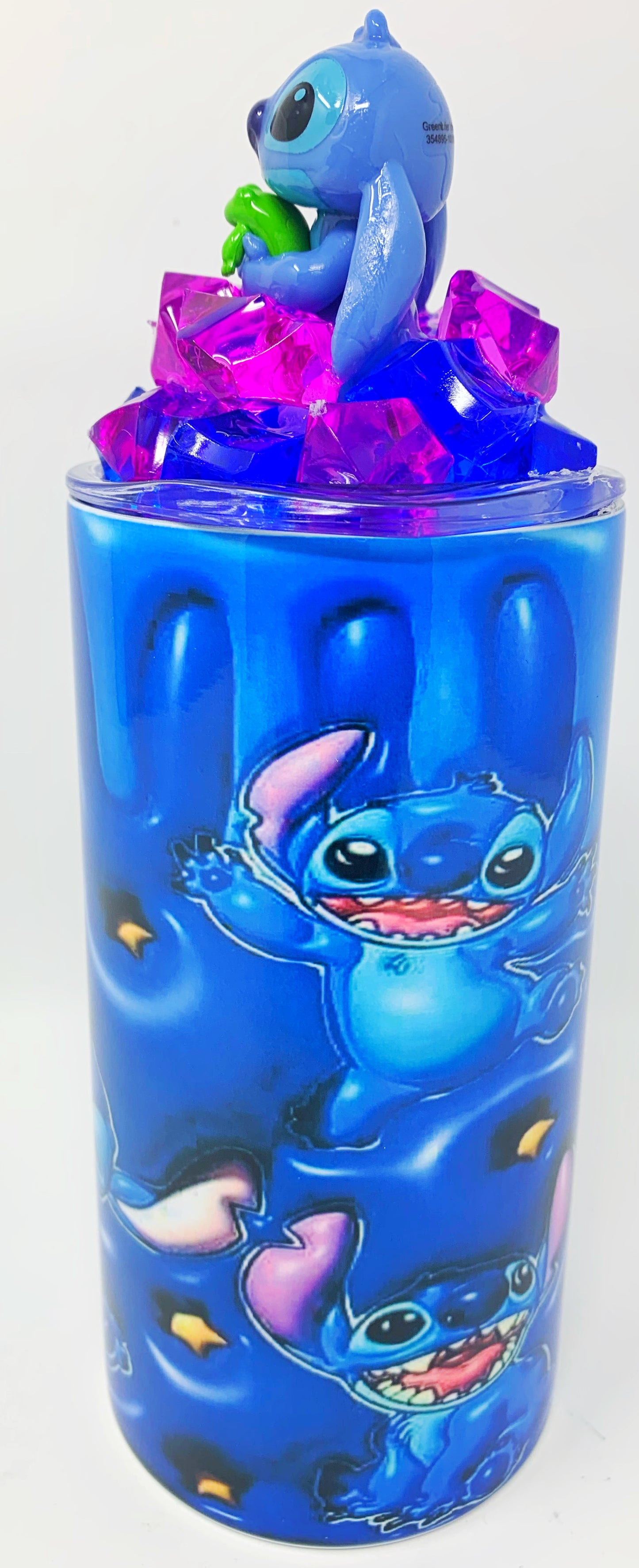 “Stitch 3D ”tumbler  w/3D Ice  Lid- 12oz.