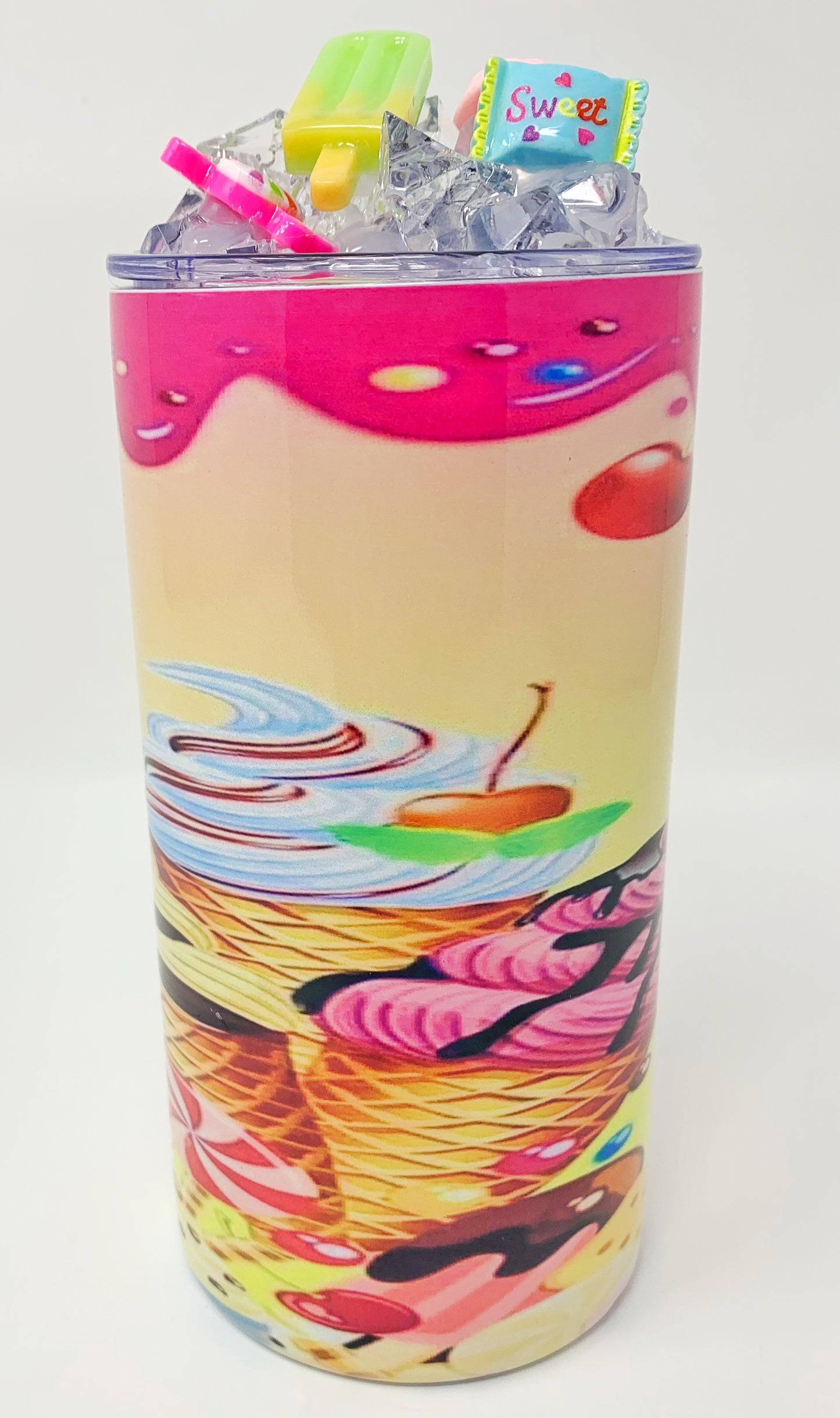 Sweet Dreams tumbler  w/3D Ice  Lid- 12oz.