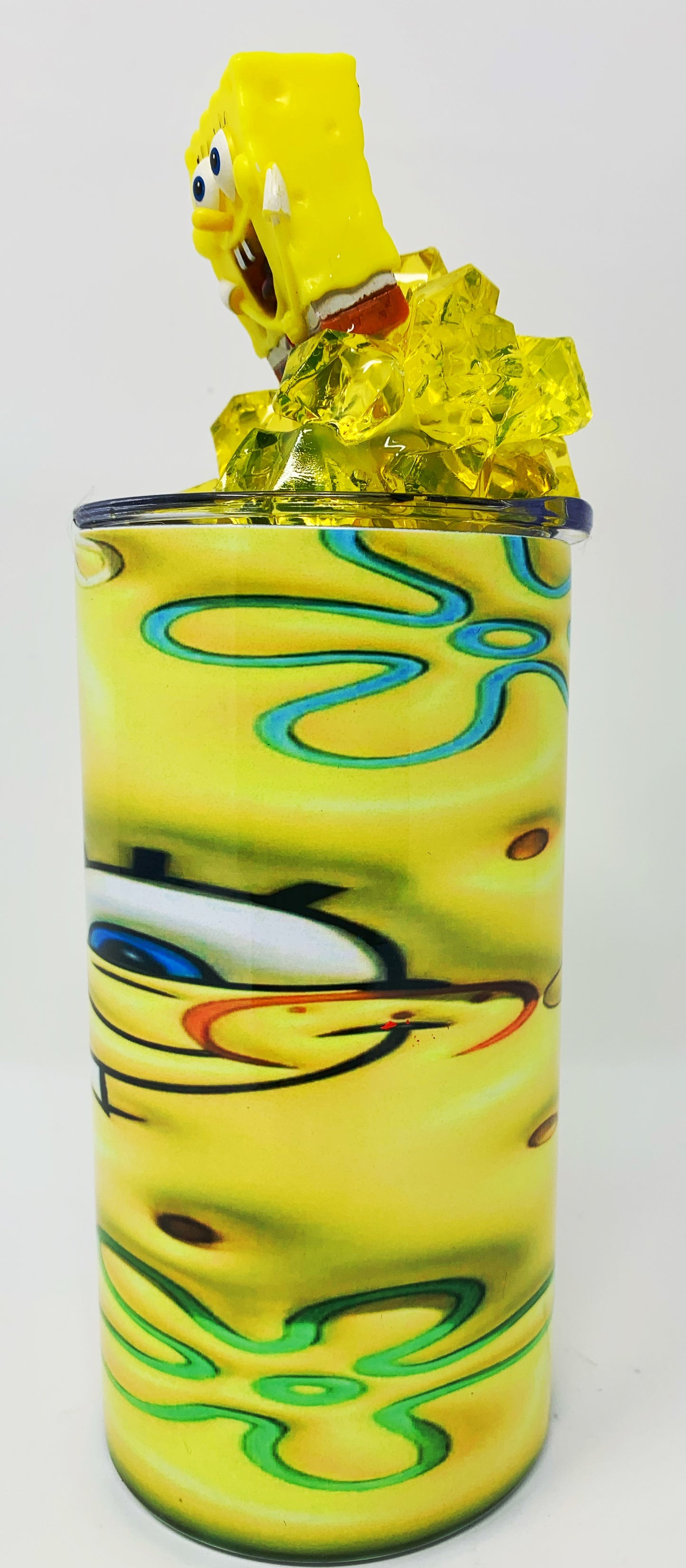 SpongeBob 3D tumbler w/3D Ice  Lid- 20 oz.