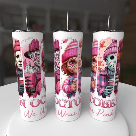 💗 In October We Wear Pink – 20oz Tumbler