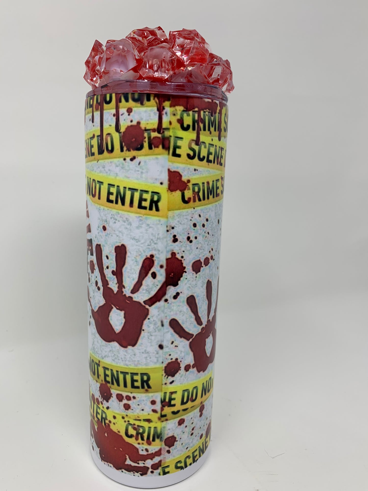 “True Crime Junkie" 20oz. Tumbler with 3D Ice Lid