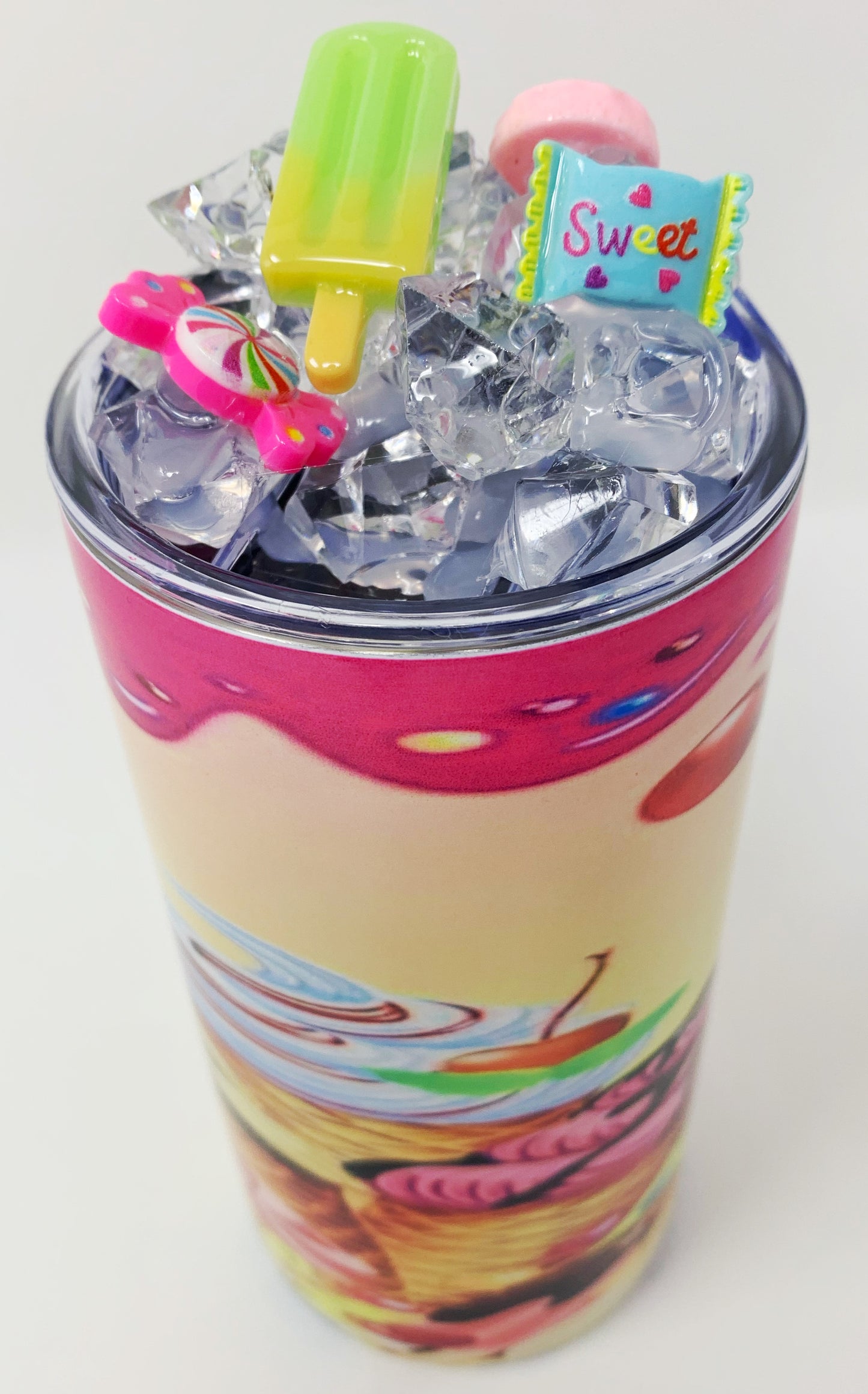 Sweet Dreams tumbler  w/3D Ice  Lid- 12oz.