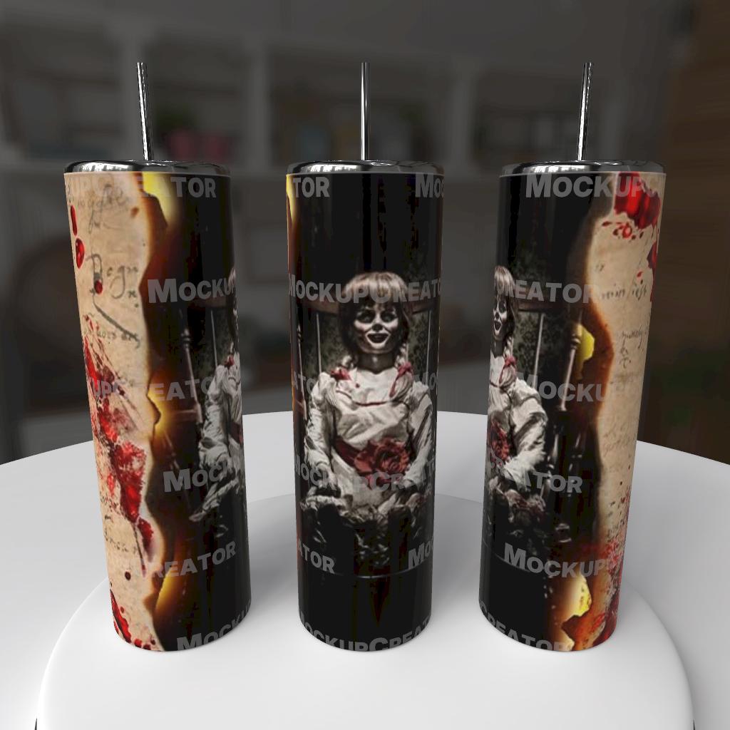 🩸 Annabelle Horror Vibes – 20oz Tumbler 🩸