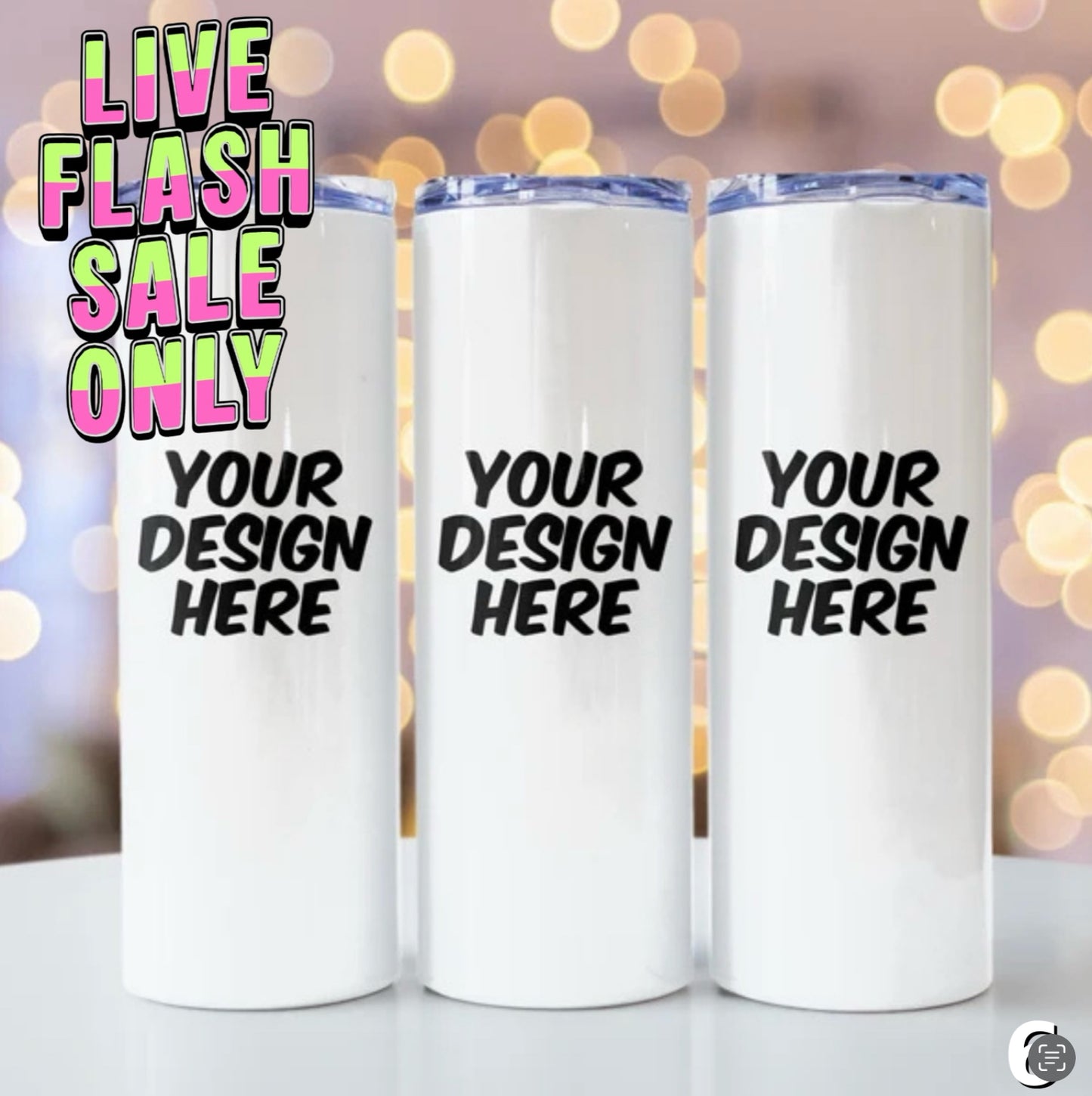 🔔 Live Flash Sale Pricing 20 oz Tumblers ONLY ‼️