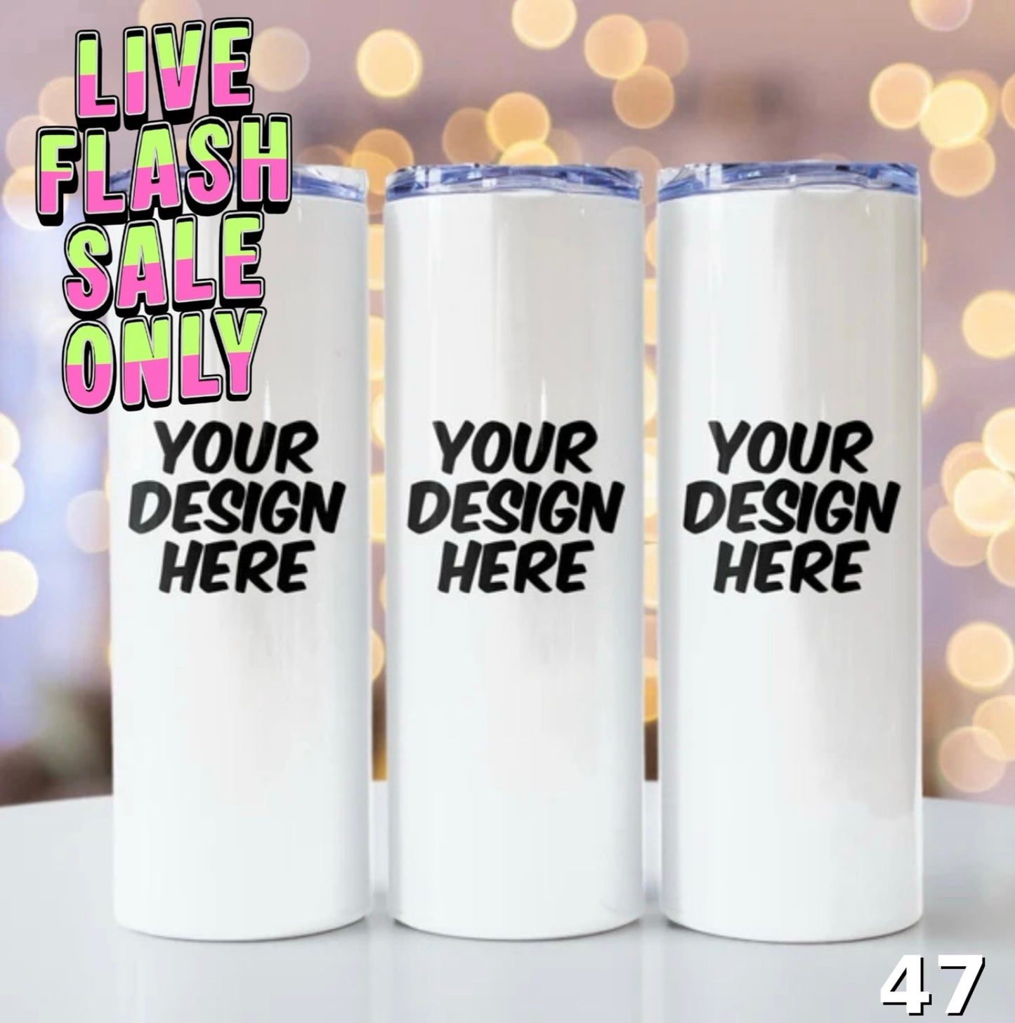 🔔 Live Flash Sale Pricing 20 oz Tumblers ONLY ‼️
