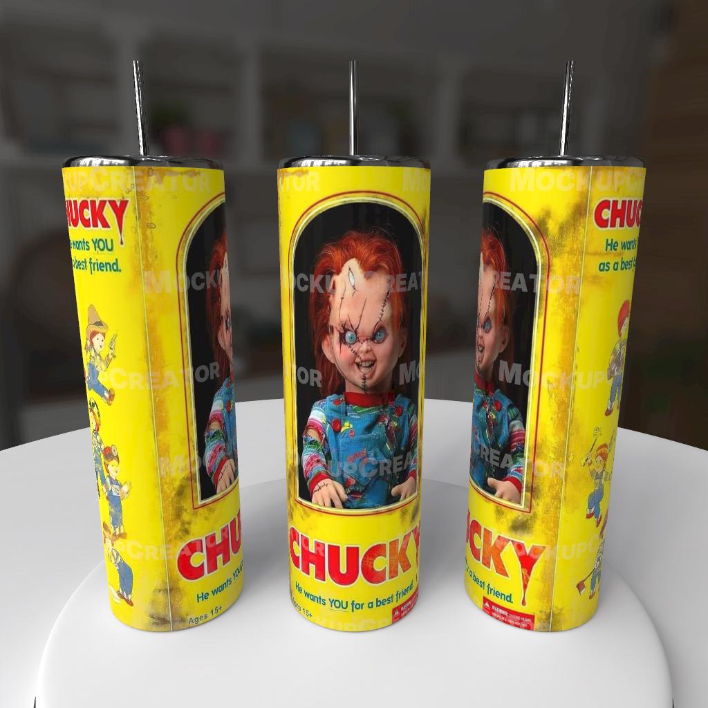 🔪 Chucky – Your New Best Friend 20oz Tumbler 🔪
