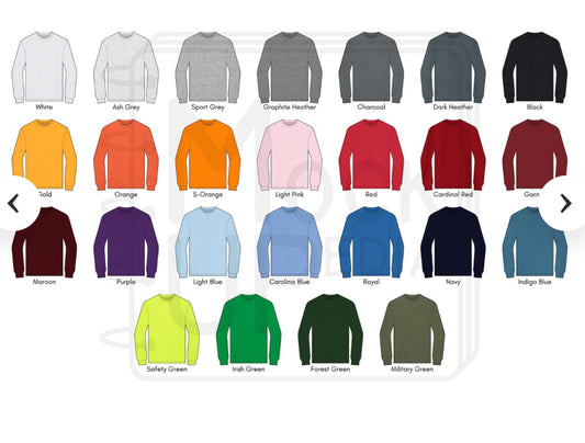 Custom Long Sleeve T-Shirt (Small-XL)