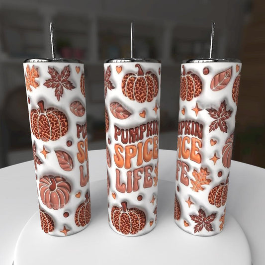 🍂 Pumpkin Spice Life – 20oz Tumbler 🍂