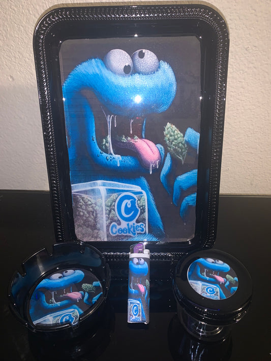 Custom 5 piece Rolling Tray Set