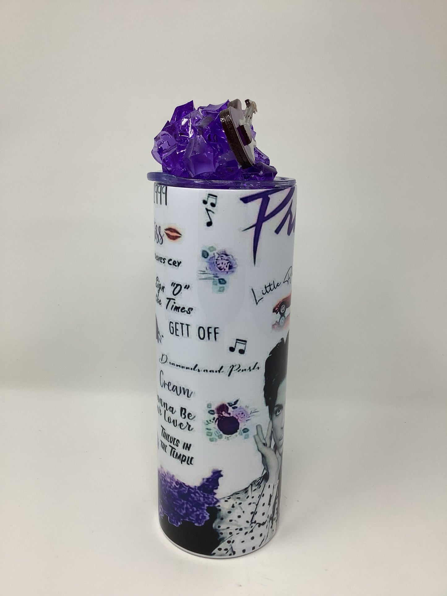 Purple Rain 20 oz. Tumbler with 3D ice lid