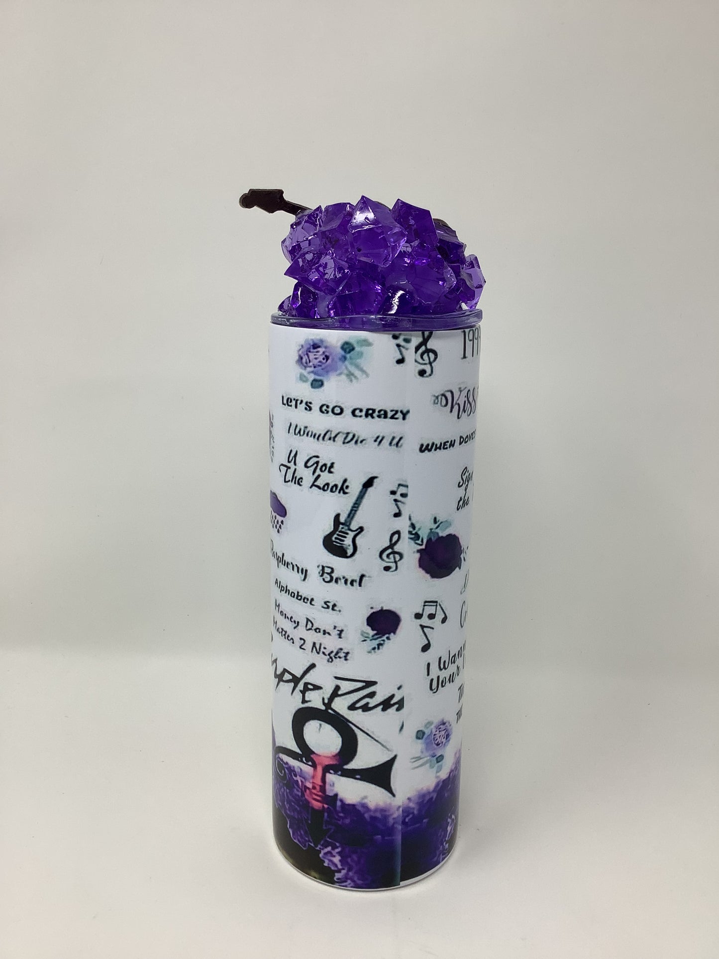 Purple Rain 20 oz. Tumbler with 3D ice lid