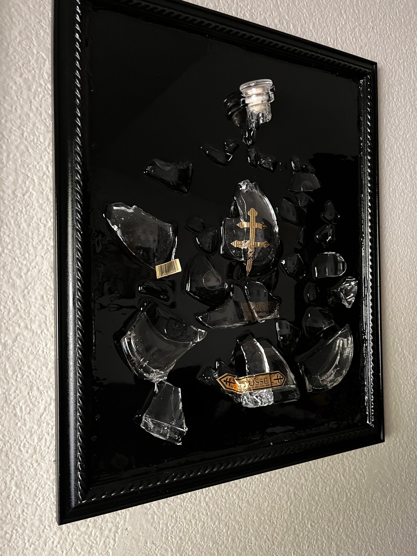 Liquor Bottle Art Wall Hanging-