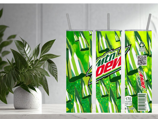 Mountain Dew tumbler 20 oz. With 3D ice lid