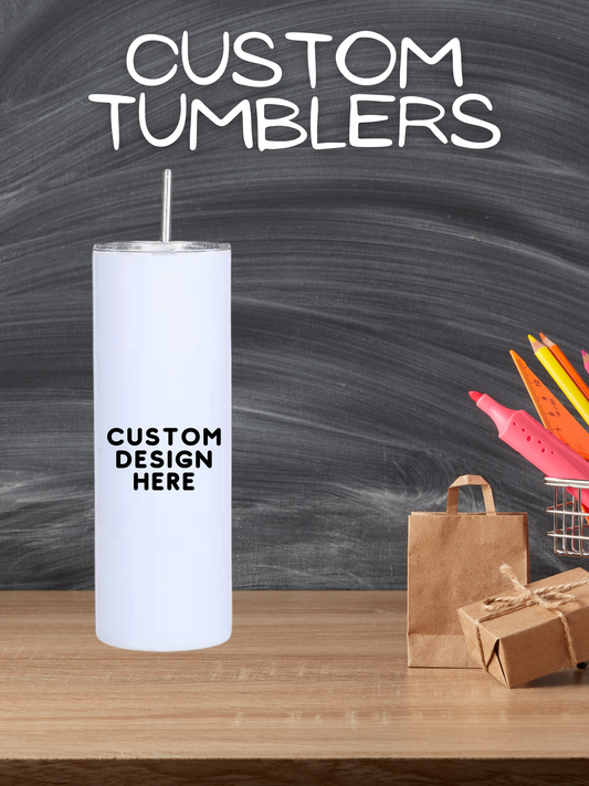 Custom Tumbler With 3D-lid -20 oz.