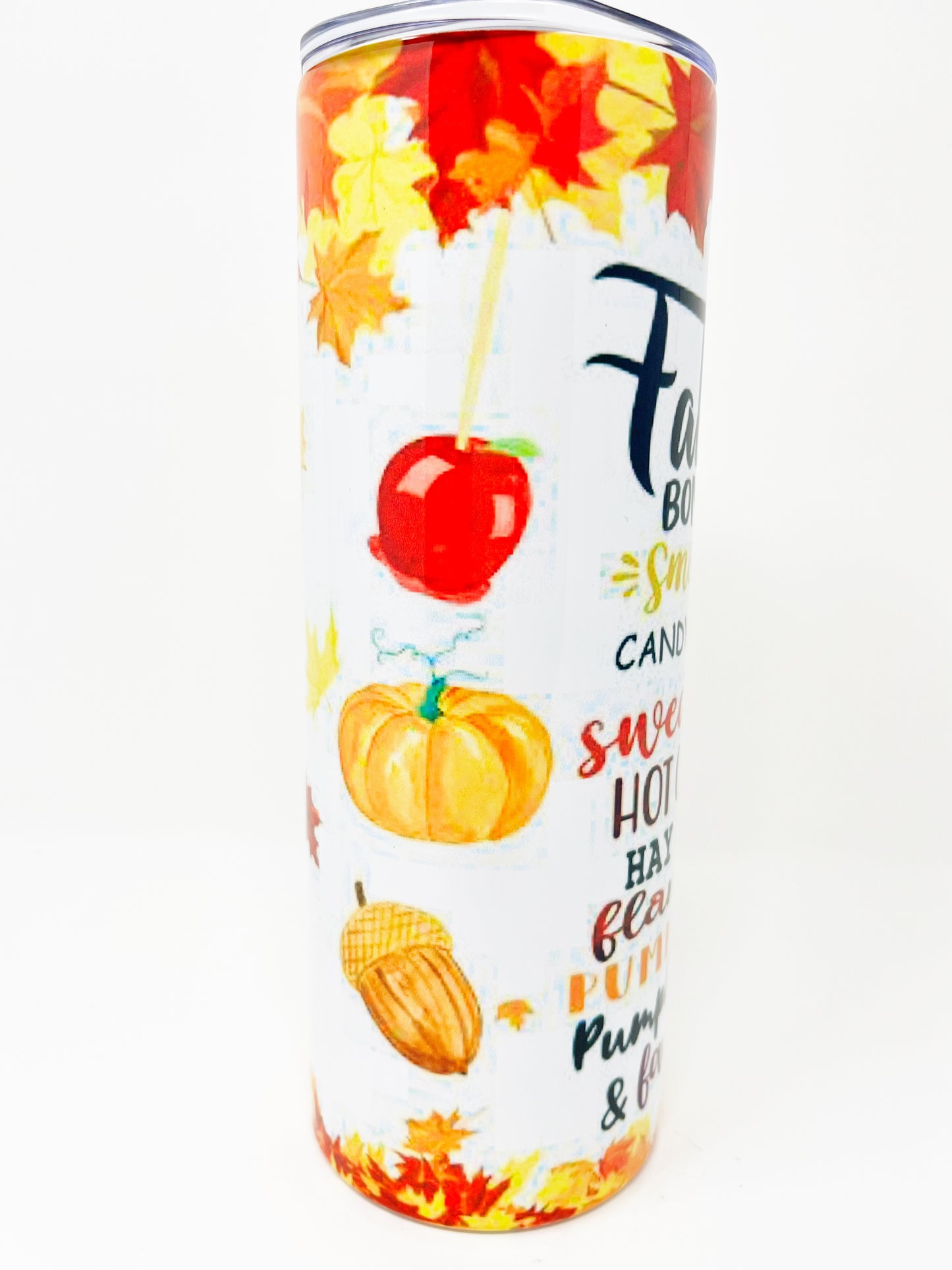 Autumn Coziness in a cup tumbler -20 oz.