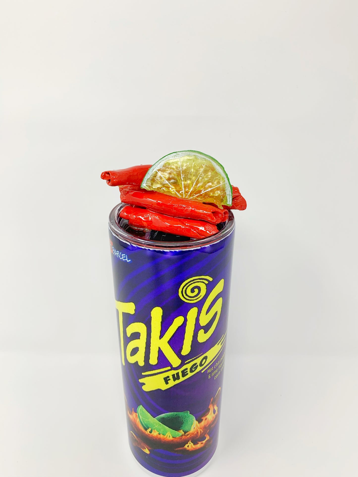 Takis Crunch tumbler with 3D Lid- 20 oz.