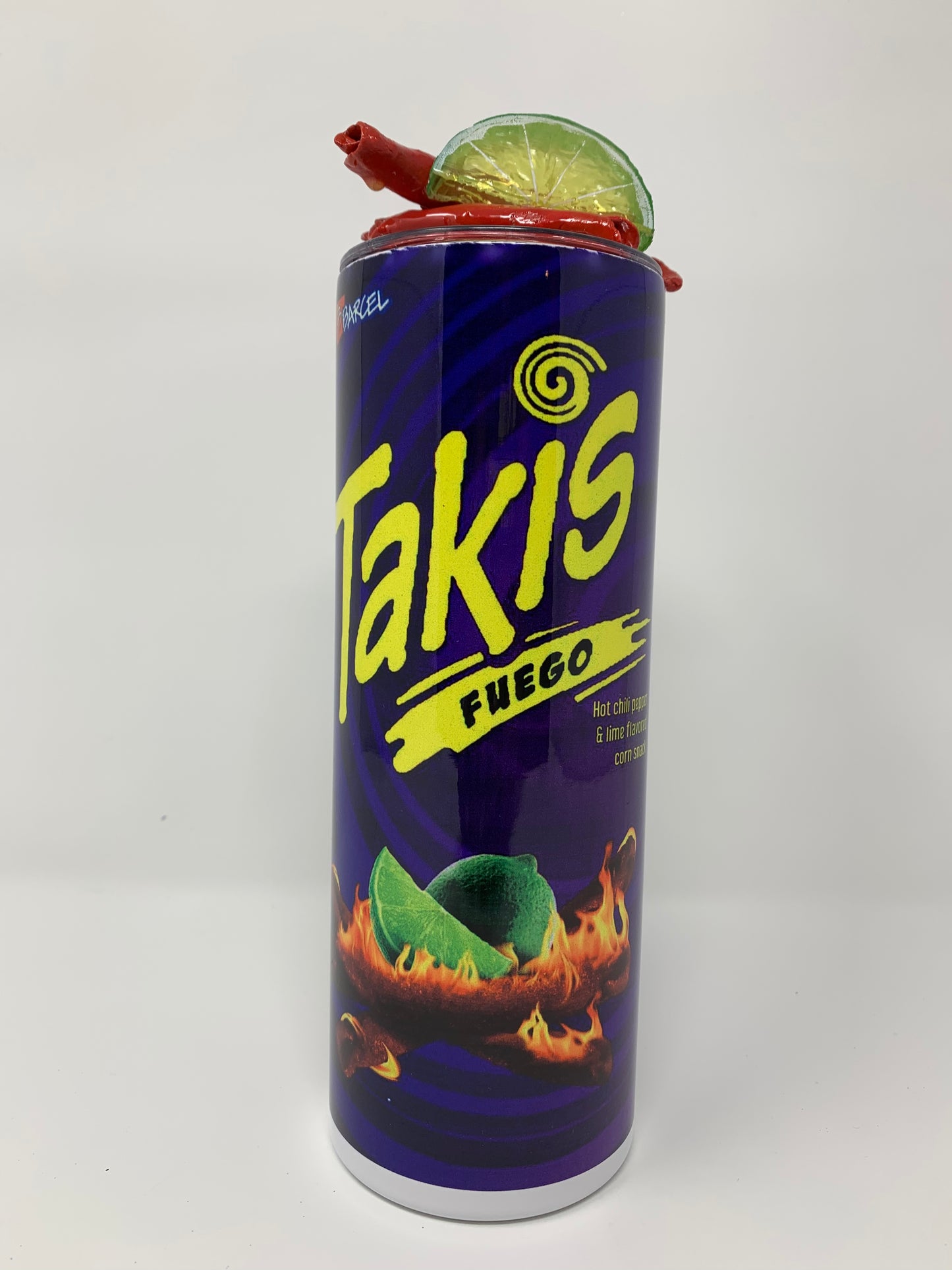 Takis Crunch tumbler with 3D Lid- 20 oz.