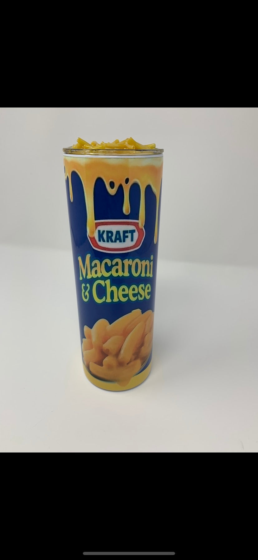 Mac n’ Cheese tumbler with 3D Lid- 20 oz.